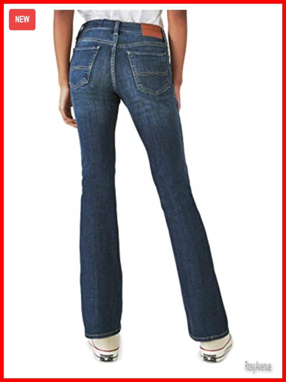 Mid Rise Easy Rider Bootcut Jeans Classic 5-Pocket - Picture 2 of 6